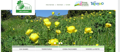 Il nuovo sito della Rete di Riserve Alpi Ledrensi